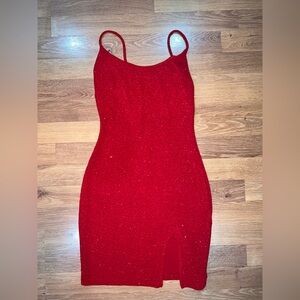 Windsor Vibrant Red Sequin Dress